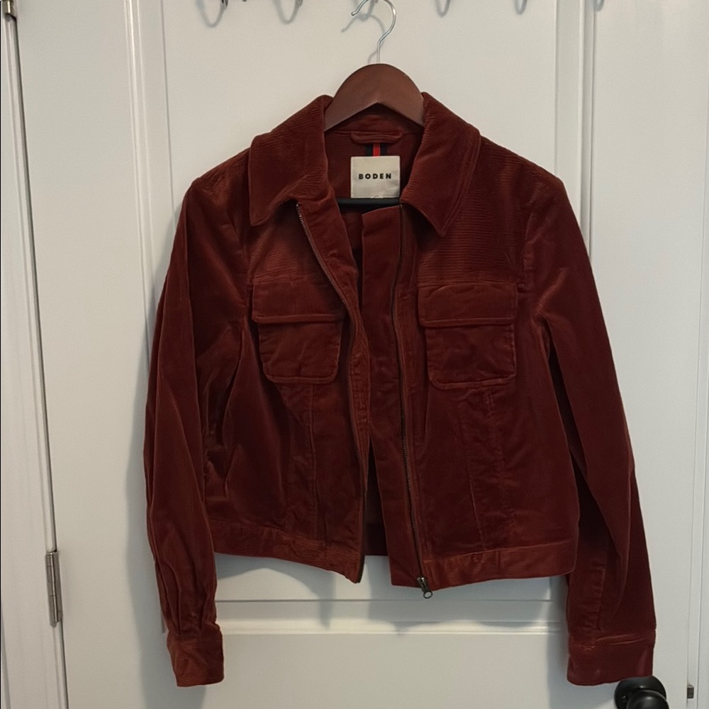 Boden Women's Deep Red Utility Jacket